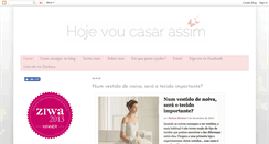 Desktop Screenshot of hojevoucasarassim.com